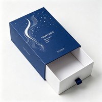 Boîte carrée recyclable avec logo personnalisé, avec éponge, pelliculage mat/brillant, gaufrage, pour coffret cadeau de vin
