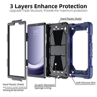 Étui de tablette en silicone robuste et résistant aux chutes pour Samsung Galaxy Tab A11 SM-X130 X133 X135 avec bandoulière