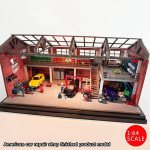 <span class=keywords><strong>โมเดล</strong></span>ภูมิทัศน์ขนาดจิ๋ว <span class=keywords><strong>1</strong></span>:<span class=keywords><strong>64</strong></span> ร้าน<span class=keywords><strong>ซ่อม</strong></span><span class=keywords><strong>รถ</strong></span>ยนต์อเมริกัน <span class=keywords><strong>โมเดล</strong></span><span class=keywords><strong>รถ</strong></span>สำเร็จรูป ฉากจำลอง อุปกรณ์เสริมสำหรับการพิมพ์ 3 มิติ - Product Image 1