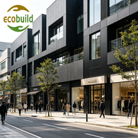 Panneaux composites en aluminium de 4 mm, plaque ACP Alucobond pour les murs intérieurs et extérieurs, signalétique d'entrée d'hôtel et façade de rue