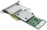 Tarjeta de Red Inalámbrica Ethernet OEM I350-F4 PCI Express con Cuatro Ranuras SFP Internas para Escritorio, 10/100/1000Mbps, en Stock