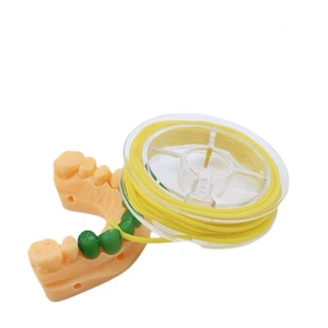 Foshan meite Material Dental línea de cuña 2,1 longitud cuñas elásticas rollos abrazadera presa de goma Dental cordón estabilizador de presa Dental - Product Image 1