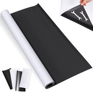 40 <span class=keywords><strong>Mil</strong></span> <span class=keywords><strong>16</strong></span> pollici x 20 piedi superficie bianca flessibile rotolo magnetico in vinile bianco foglio magnetico per veicoli segno auto progetti artigianali - Product Image 4