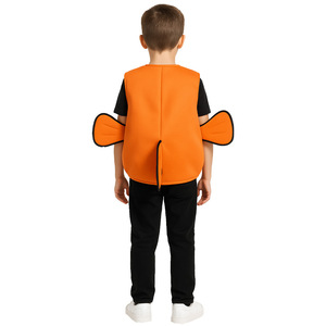 Kids Clownfish <b>Costume</b> Nemo Character Halloween Outfit For Boys Spring 2025 - Product Image 5