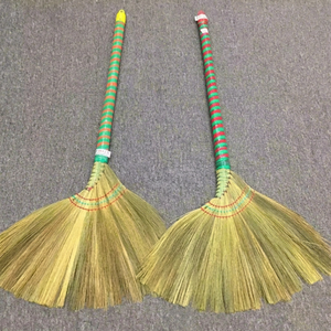 Eco2go Vietnam Wholesale Natural Grass Broom Bulk Eco-friendly Traditional Cleaning Tools - Product Image 1