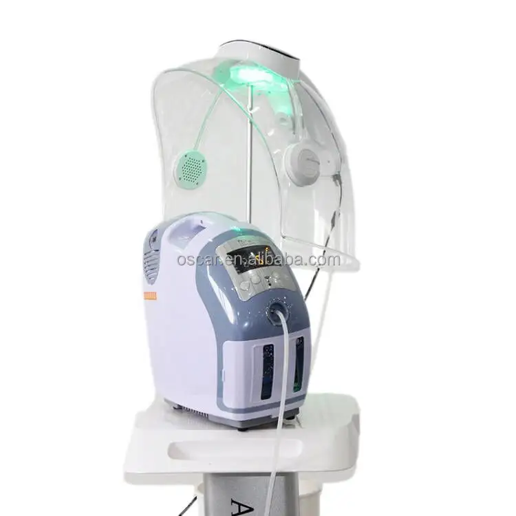 2023 휴대용 다기능 얼굴 기계 피부 관리 pdf Led 빛 치료 산소 얼굴 기계
