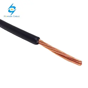 Cable eléctrico 14AWG Cable conductor de cobre aislado de PVC Cable 14 # STR