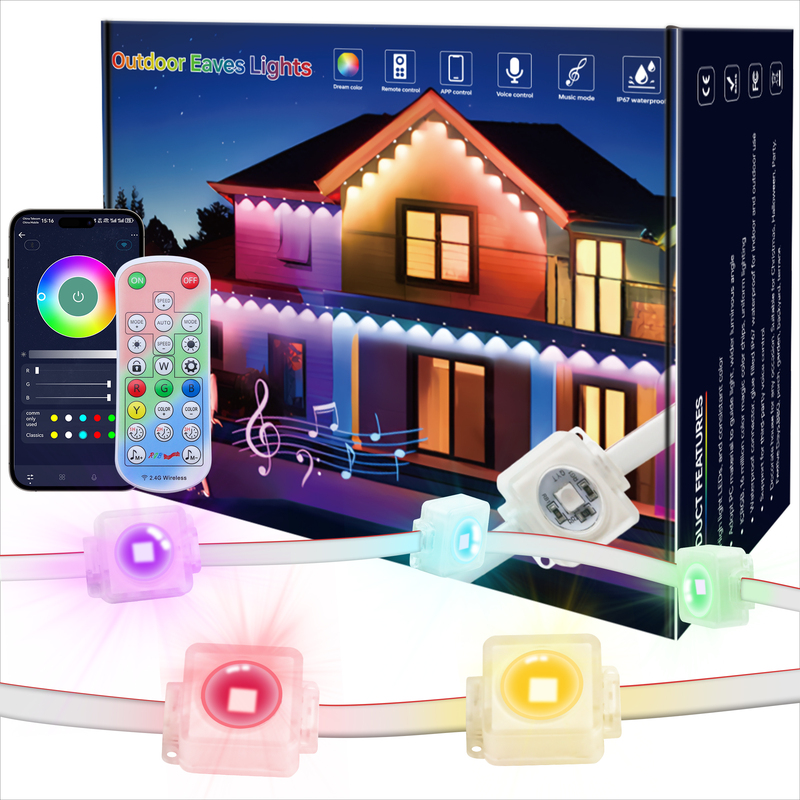 Outdoor Point Lights 18M Smart RGBIC