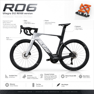 <span class=keywords><strong>Bicicleta</strong></span> de Carretera de Fibra de Carbono Completa con Grupo Shimano Ultegra y Logotipo Personalizado - Product Image 4