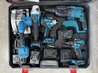Ensemble d'outils à batterie au lithium Core-tech Core-series Worker-choice Total-control Master-force Torque-master Rugged-x