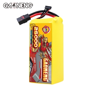 แบตเตอรี่ลิเธียมไอออนแบบกึ่งแข็ง GAONENG GNB 8S 29.6V 26000mAh 5C 10C QS8 แบตเตอรี่เฮลิคอปเตอร์ RC ขนาดใหญ่ แบตเตอรี่โดรนเกษตร - Product Image 3