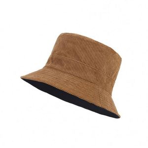 Corduroy <b>Reversible</b> <b>Bucket</b> Unisex Cotton Twill Canvas Sun Fishing <b>Hat</b> Suitable for Daily Sports and Outdoor Activities - Product Image 4