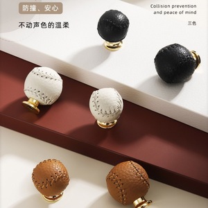 Furniture Handle And <b>Knob</b> Zinc Alloy Round Minimalist Drawer Cabinet <b>Door</b> Durable - Product Image 5