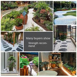 정원 포장 및 안뜰 장식 마른 풍경 조경에 대한 조약돌 흰색 천연석 자갈 - Product Image 4