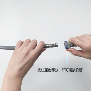 Tuyau extractible pour robinet de cuisine Chengming Sanitary Ware RG107 1/2 pouce en caoutchouc flexible - Product Image 4