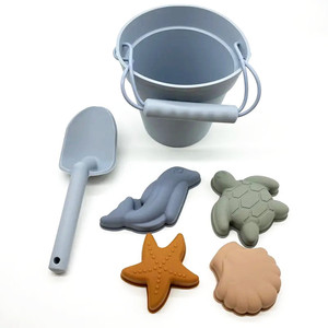 Brevet classique Silicone plage seau <span class=keywords><strong>à</strong></span> eau jouet ensemble <span class=keywords><strong>bac</strong></span> <span class=keywords><strong>à</strong></span> <span class=keywords><strong>sable</strong></span> joli cadeau ensemble pour les tout-petits bébé été bord de mer <span class=keywords><strong>piscine</strong></span> jouer - Product Image 3