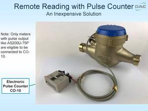 Compteur d'eau en laiton multi-jets AS200U-75 DAE avec protection IP67 Raccords NPT 3/4 "Mesures en gallons - Product Image 6