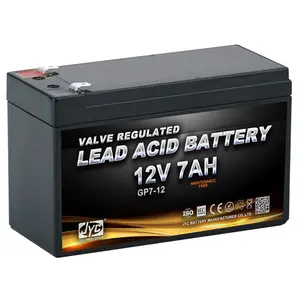 Batería sellada sin mantenimiento, 12v, 7ah, batería de plomo ácido para UPS