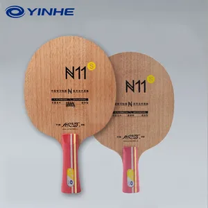 <span class=keywords><strong>Raqueta</strong></span> de <span class=keywords><strong>tenis</strong></span> de mesa individual profesional Yinhe N11S, 5 capas de madera pura, entrenamiento DIY para niños, hoja ligera, espinillas, goma duradera - Product Image 2