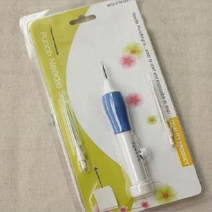 Kit de broderie DIY tendance : Aiguilles à tricoter, outils fantaisie, aiguilles à poinçon interchangeables, pratique, en plastique ABS - Product Image 1