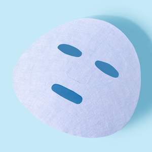 Фиолетовый органический лист из микрофибры, маска для лица, мягкая и натуральная, изготовленная из нетканого материала и косметической маски, бумага - Product Image 1