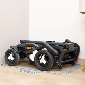 Scooter de Movilidad para Personas Mayores Ultraligero, Plegable Manualmente, con Control por Aplicación, Larga Duración, Almacenamiento Debajo del Asiento, 4 Ruedas - Product Image 5