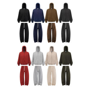 2026 Autumn Winter Polyester Cotton Unisex High Quality New Fleece Streetwear Hoodie 430G Heavyweight Hoodies <b>Zip</b> up Hoodie - Product Image 6