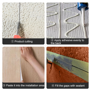 Không gian thương mại xây dựng tường vật liệu mềm linh hoạt Ốp siêu mỏng linh hoạt đá gạch - Product Image 3