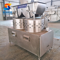 Equipo de matadero de pollos ZB, máquina de eliminación de piel de pie de tambor doble, máquina peladora de pie de tambor Doble