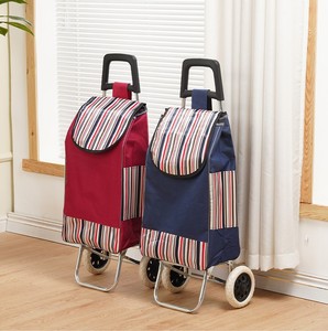 <span class=keywords><strong>Chariot</strong></span> de poignée de <span class=keywords><strong>chariot</strong></span> de sac à provisions <span class=keywords><strong>pliable</strong></span> de supermarché pliant portatif portent des chariots d'<span class=keywords><strong>épicerie</strong></span> avec des roues - Product Image 1