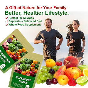 Suplemen Makanan Utuh Organik Alami Superfoods Buah dan Sayuran dalam Bentuk Kapsul dengan Vitamin dan Mineral - Product Image 5