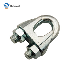 Collier de serrage pour câble en acier inoxydable AISI 304 316 type <span class=keywords><strong>Bulldog</strong></span>, attache de câble en acier malléable de type US, collier de serrage en U poli pour câble métallique pour levage maritime - Product Image 6