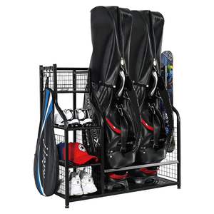 Golf Storage Garage Organizer Bag Storage Stand Other Golfing Equipment Rack Extra Large Design for Golf Clubs Accessories