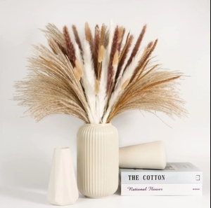 Magnifiques fleurs séchées naturelles Arrangements <span class=keywords><strong>de</strong></span> roseau <span class=keywords><strong>de</strong></span> pampa Bouquets <span class=keywords><strong>de</strong></span> mariage <span class=keywords><strong>de</strong></span> fête pour Noël Pâques Halloween Nouvel An - Product Image 2