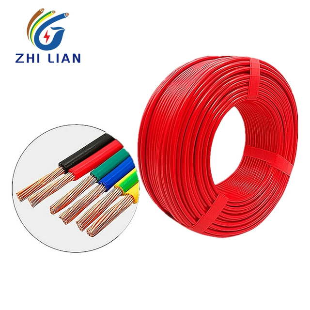 Customizable BVR Flexible Copper Wire PVC Insulated Electrical Cable, Support Custom OD Size, Logo Printing & National Standard
