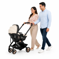 Poussette pliable légère Kidilo avec cadre métallique, système de voyage et siège inclinable pour nouveau-né – Vente en gros directe usine
