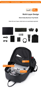 Mochila de Nailon para <span class=keywords><strong>Hombre</strong></span>, Gran Capacidad, Personalizable, para Estudiantes, Portátil, Resistente, Casual, Deportiva, de Viaje, en Oferta - Product Image 2
