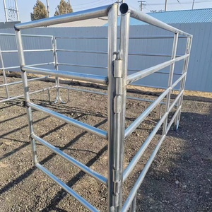 Clôtures métalliques en gros, panneaux de clôture pour <span class=keywords><strong>chevaux</strong></span> amovibles et économiques, clôture galvanisée de haute qualité - Product Image 5