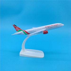 Modèle d'avion en alliage haute simulation Boeing B777 de Kenya <span class=keywords><strong>Airways</strong></span> de 16 cm avec livrée personnalisable, échelle 1/400, <span class=keywords><strong>service</strong></span> OEM ODM - Product Image 4