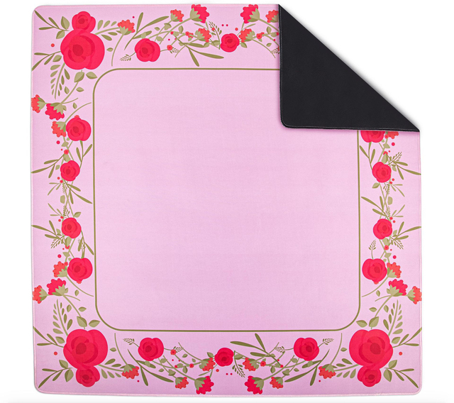 Professional Grade Menger FB221 Mahjong Mat Eco-Friendly Durable Rubber Microfiber Table Cover Foldable Easy Clean Modern Design