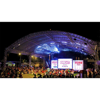 Gran oferta, armazón de iluminación de escenario de aluminio estable para eventos, armazón de arco de escenario de aluminio para concierto