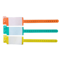 Bracelets étanches jetables bracelets de fête numérotés bracelet vip plastique viny pour hôpital