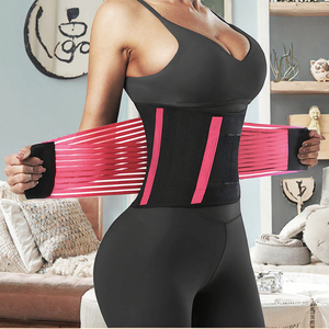 Ceinture amincissante pour femme, nouvelle, avec logo imprimé, double sangle, tissu jersey tricoté, écologique, contrôle moyen, usage quotidien, entraînement - Product Image 3