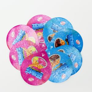 Tapa de sellado térmico, taza De Yaourt, tazas De yogur, papel De aluminio para paquete De alimentos Pp, cartón corrugado, estampado suave, 10 colores, 10000 Uds. - Product Image 5