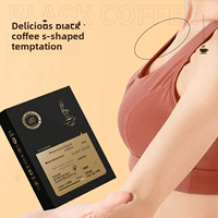 Café Noir MCT Remplacement de Repas Poudre de Haricot Blanc L-Carnitine Instantané Sans Sucre 20g Bulletproof Amer