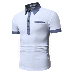 Tasarımcılar erkek moda düğmeleri artı boyutu erkek <span class=keywords><strong>Polo</strong></span> gömlekler özel Logo oyalamak yüksek kaliteli pamuk <span class=keywords><strong>Polo</strong></span> gömlek üreticisi - Product Image 5
