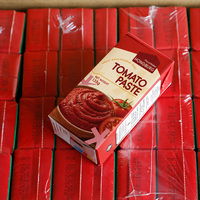 Pâte de tomate en forme de brique double concentré 28-30% Brix sans additifs disponibles