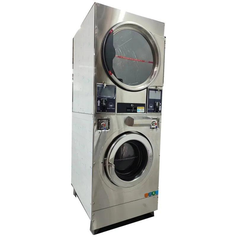 Asciugatrice per lavanderia lavatrice con asciugatrice a gettone/carta aziona lavatrice e asciugatrice per lavanderia a gettoni
