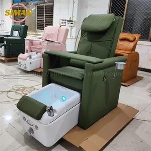 Siman Chân ghế nhào massage với Hội Đồng Quản trị làm móng tay và lưu vực Di động đồ nội thất Salon với chuyển đổi nước ấm và lạnh