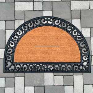 Felpudos de goma de fibra de Coco con inserto, felpudos de Coir intercambiables para exteriores - Product Image 3